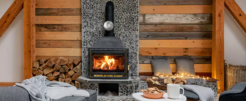 Thelin Hearth Products Direct Vent Gas Stove Fireplace Inspection in East Lake, Florida